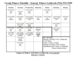 class schedule   (1)
